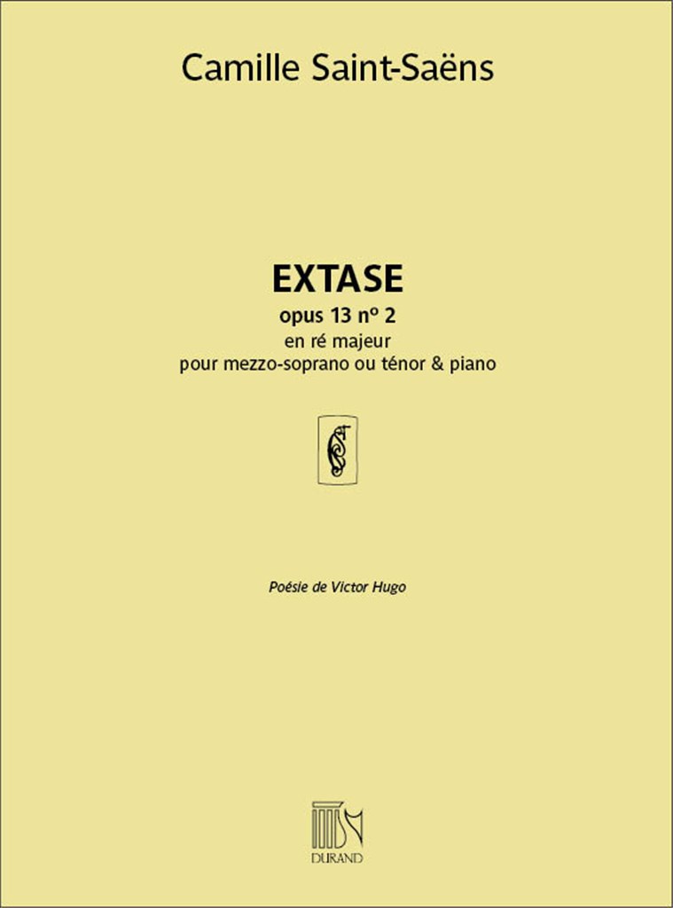 Extase Voix Grave-Piano